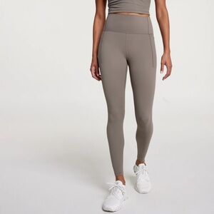 Calia Inspire High Waist Gray Leggings Pant Compression Running Tights Workout M